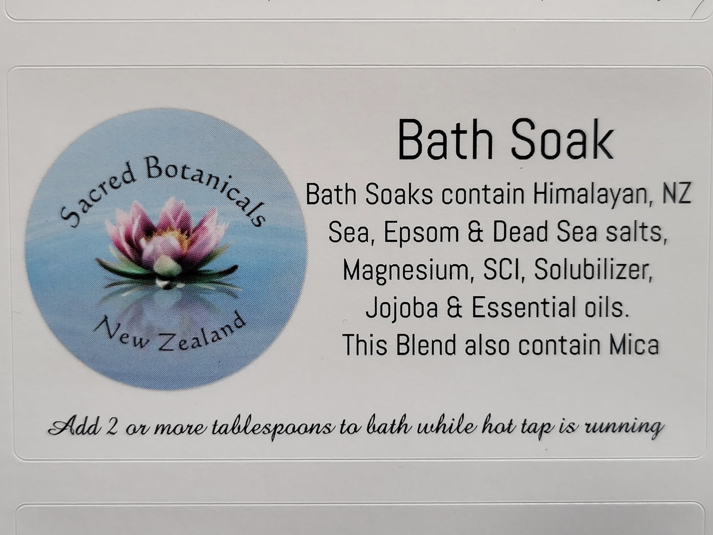 Bath Soaks