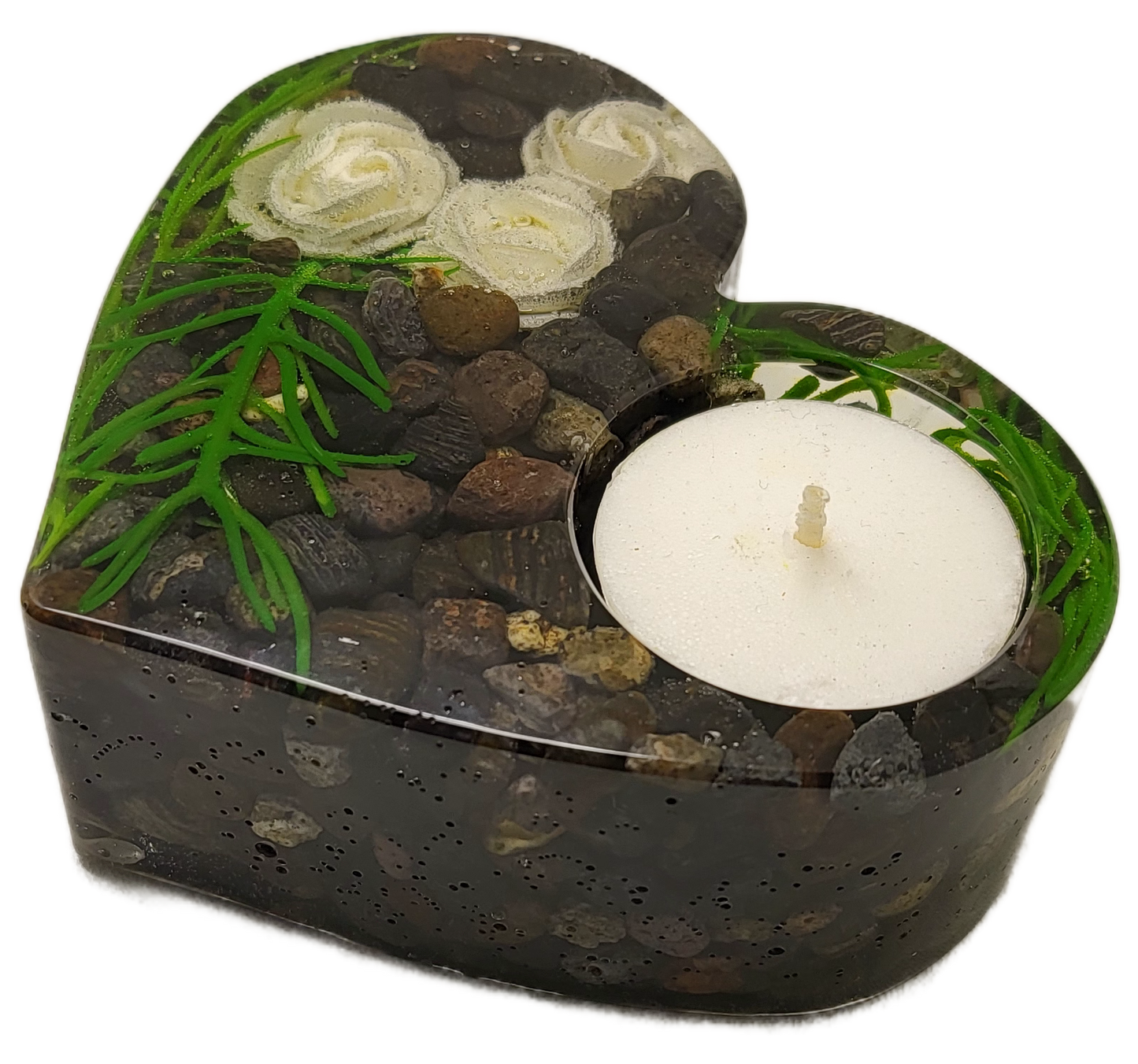 Tealight heart holder