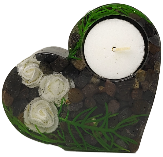 Tealight heart holder