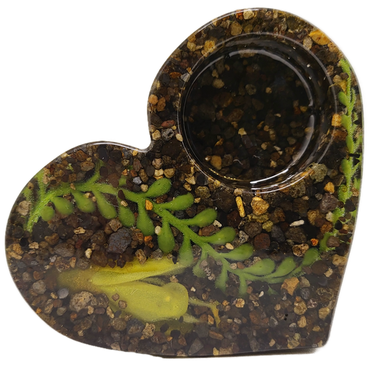 Tealight heart holder
