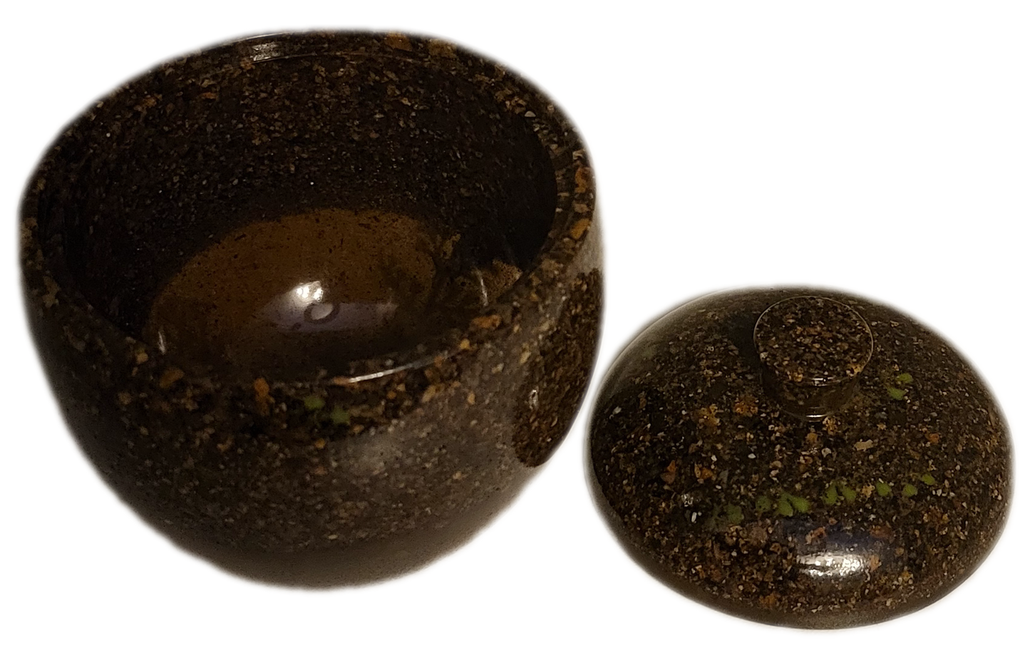 Rock pot with lid