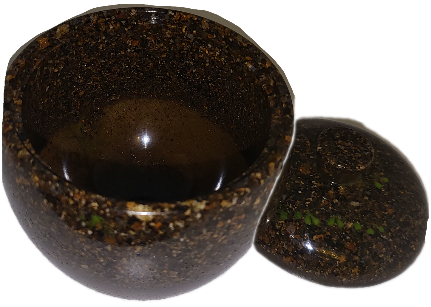 Rock pot with lid