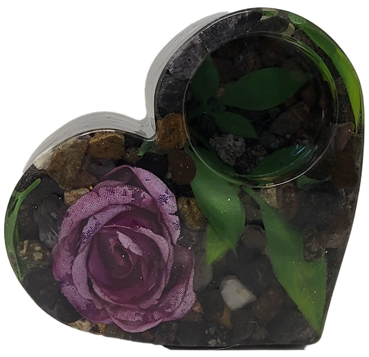 Tealight heart holder