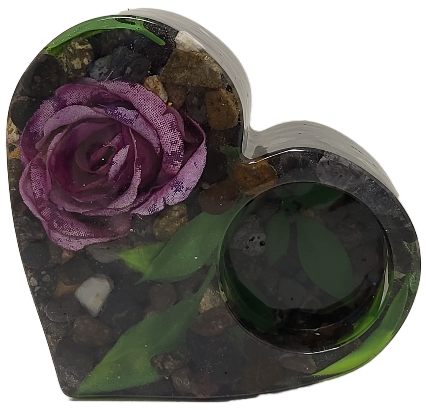 Tealight heart holder