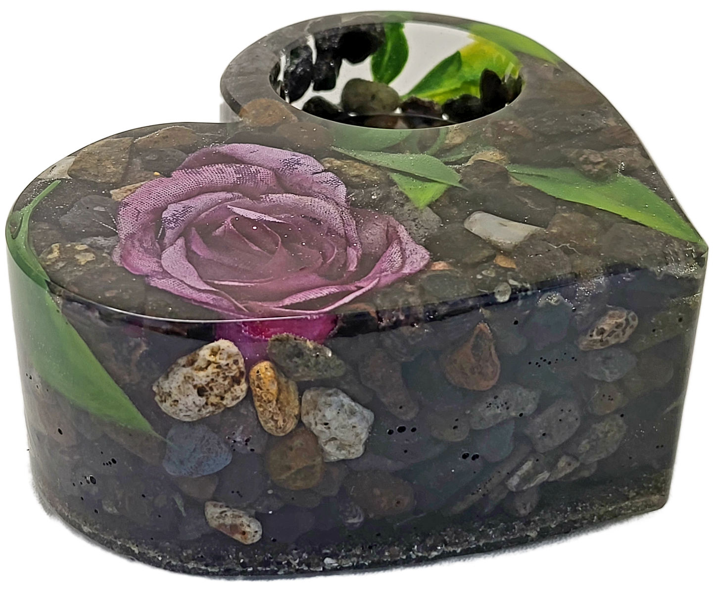 Tealight heart holder