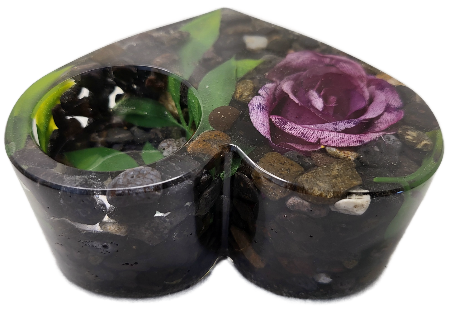 Tealight heart holder