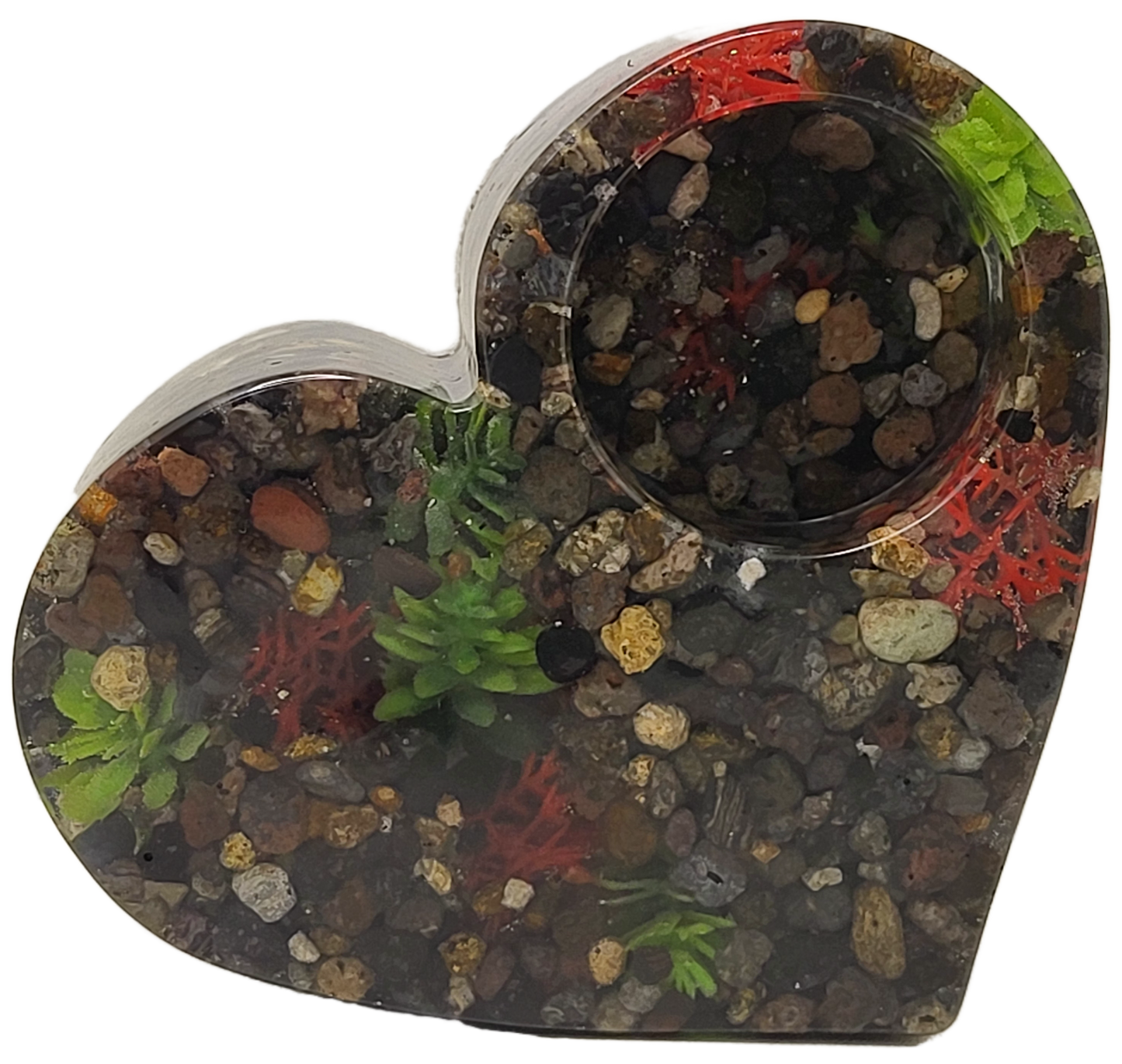 Tealight heart holder