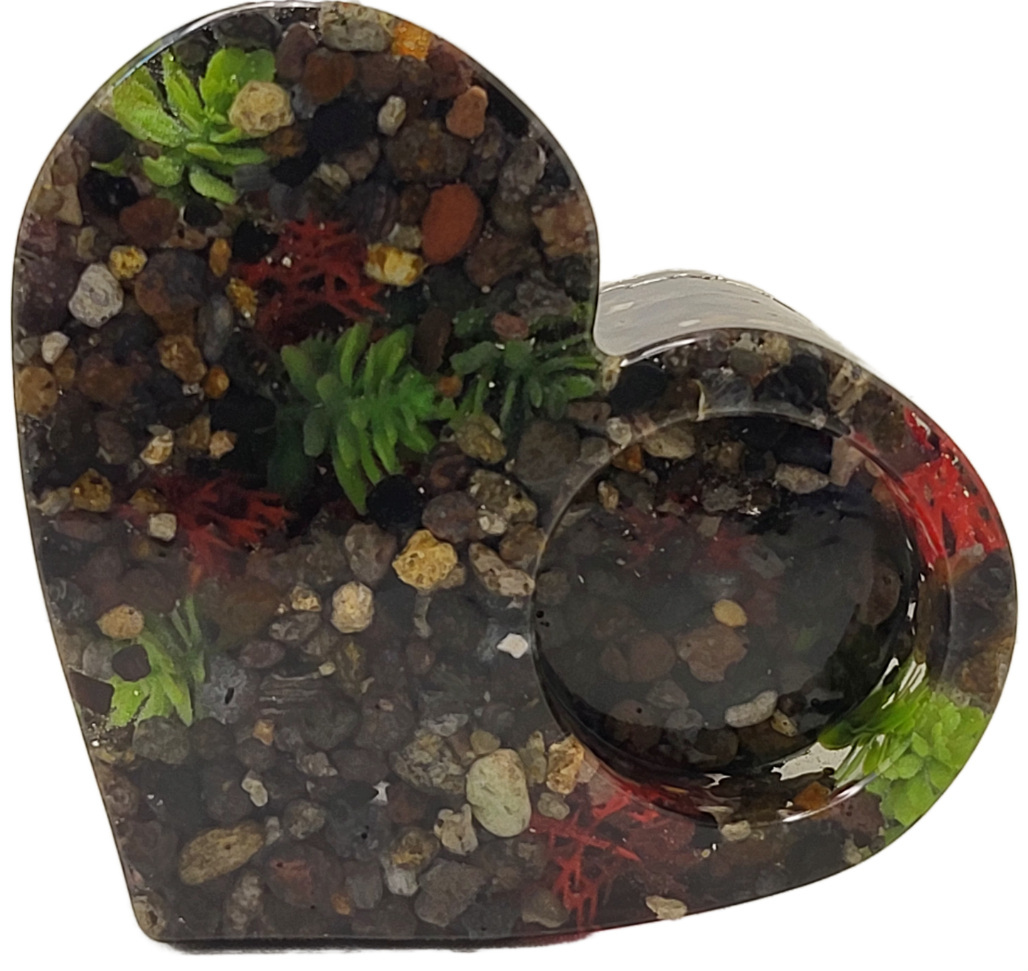 Tealight heart holder