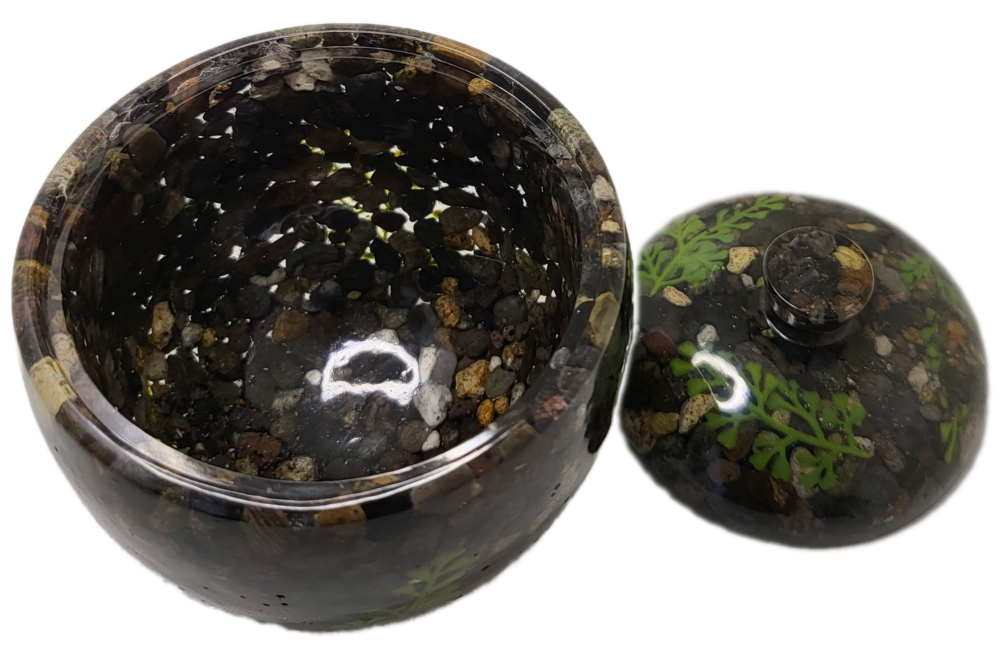 Rock pot with lid
