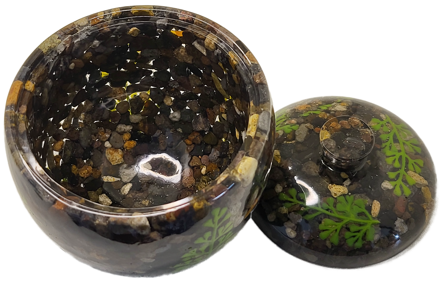 Rock pot with lid