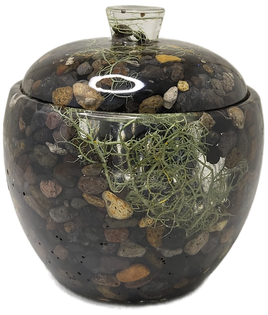 Rock pot with lid