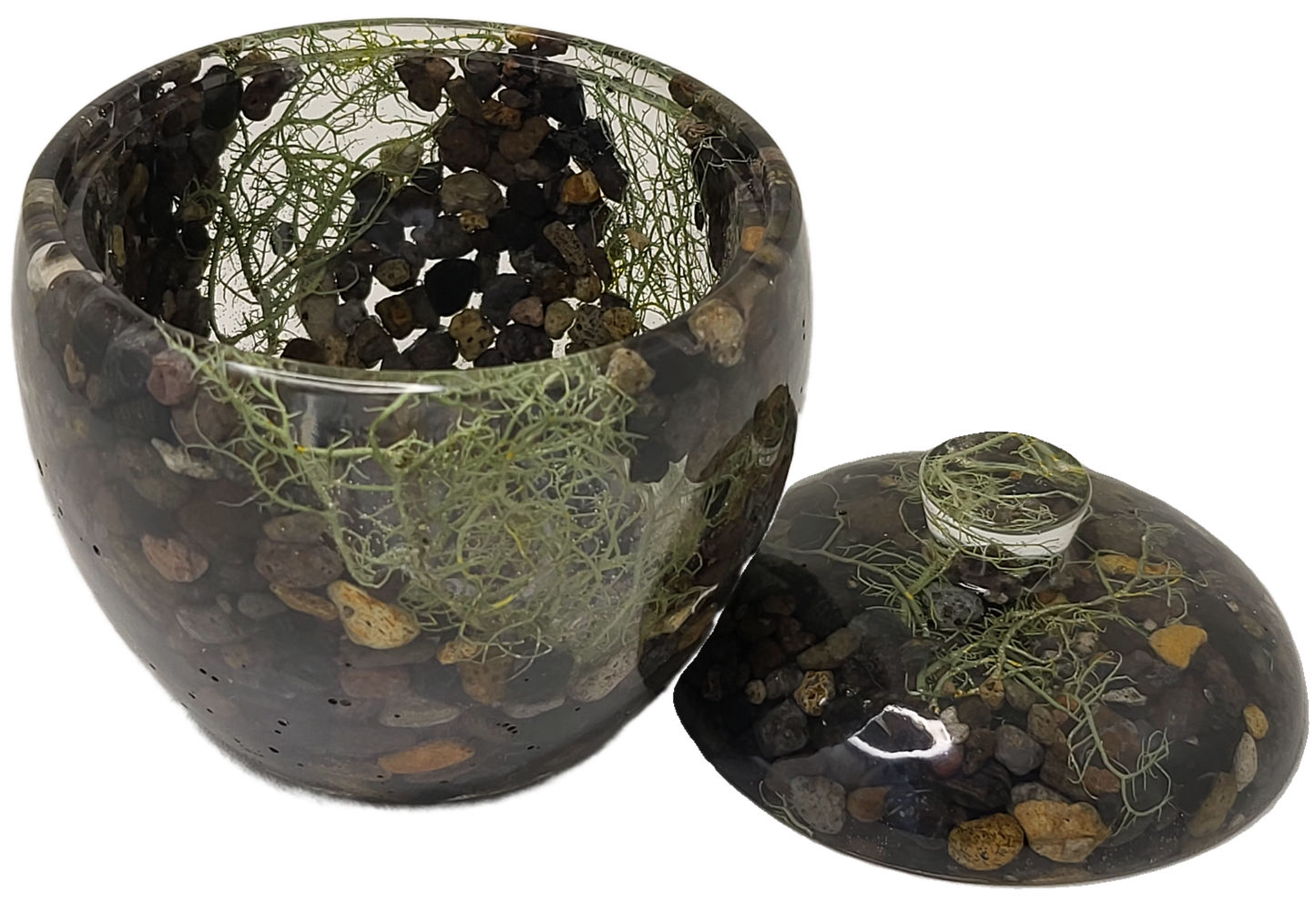 Rock pot with lid