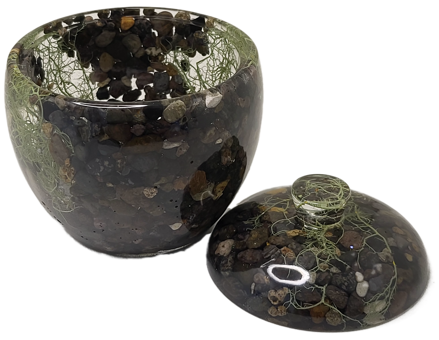 Rock pot with lid