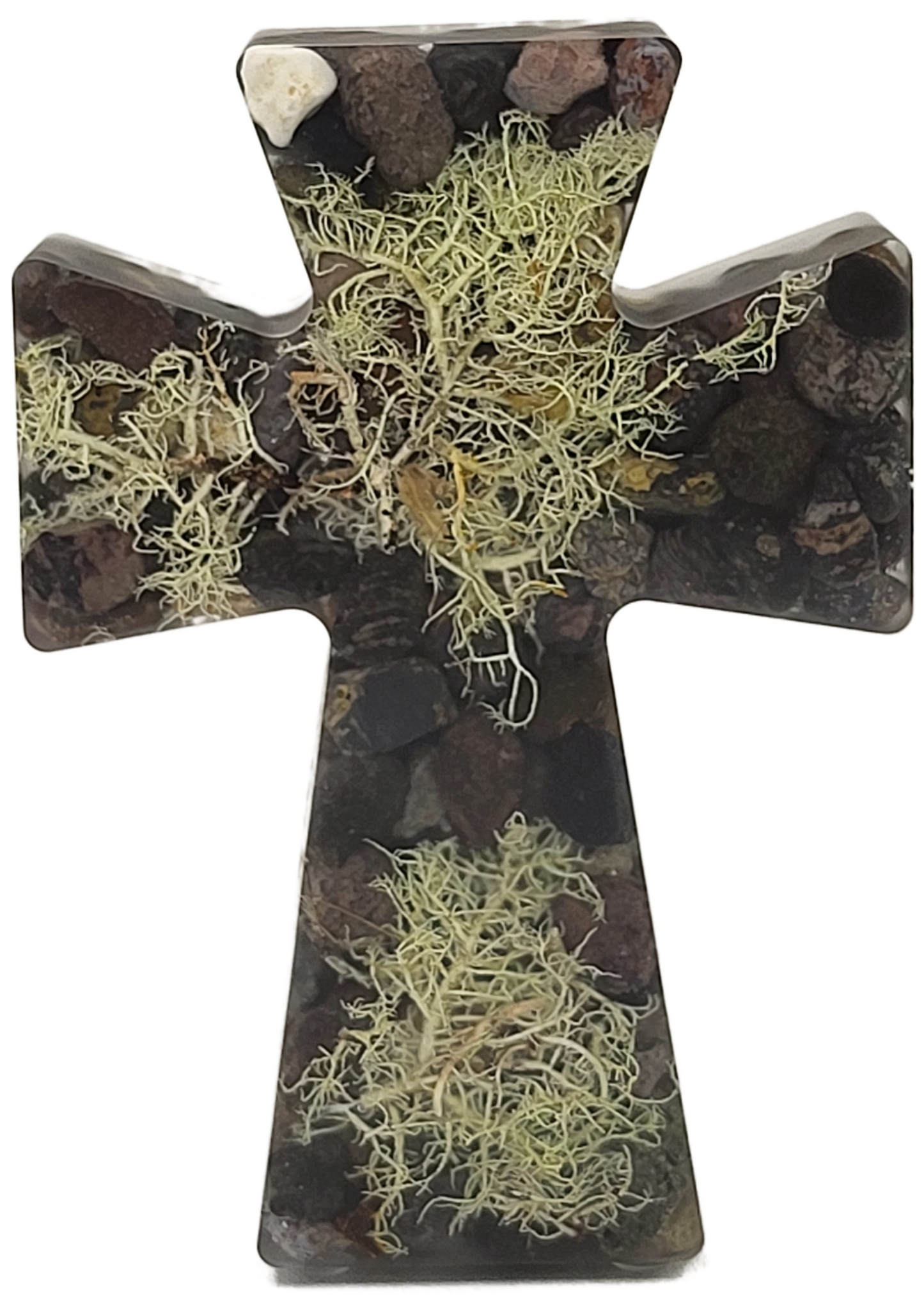 Rustic rock cross