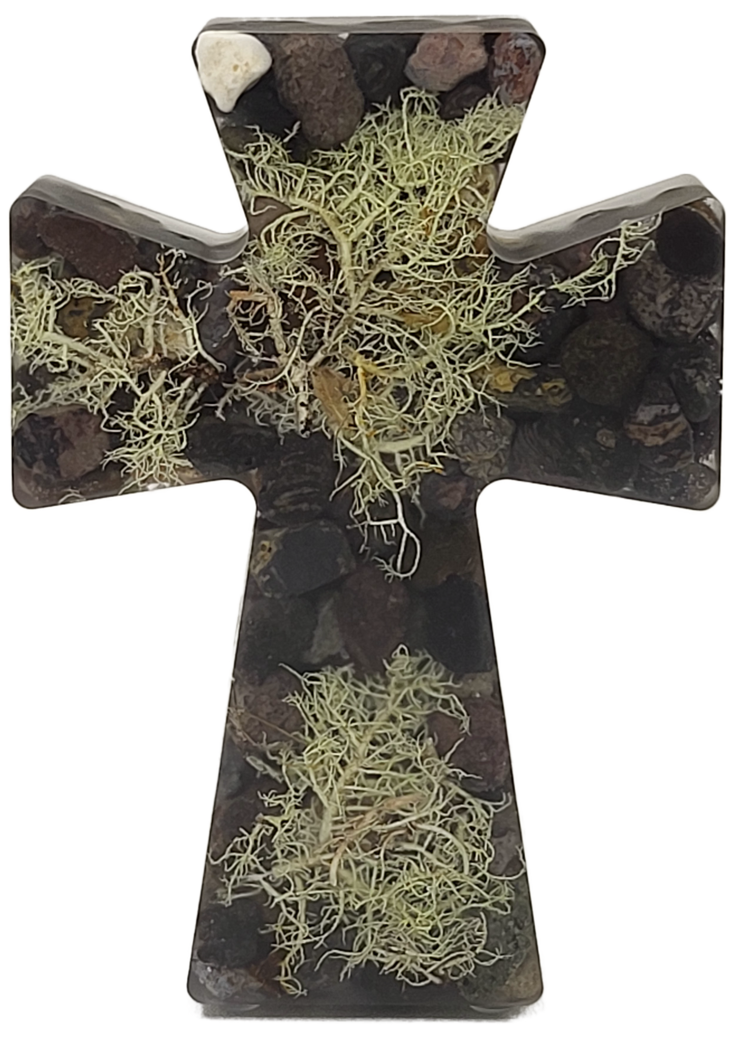 Rustic rock cross