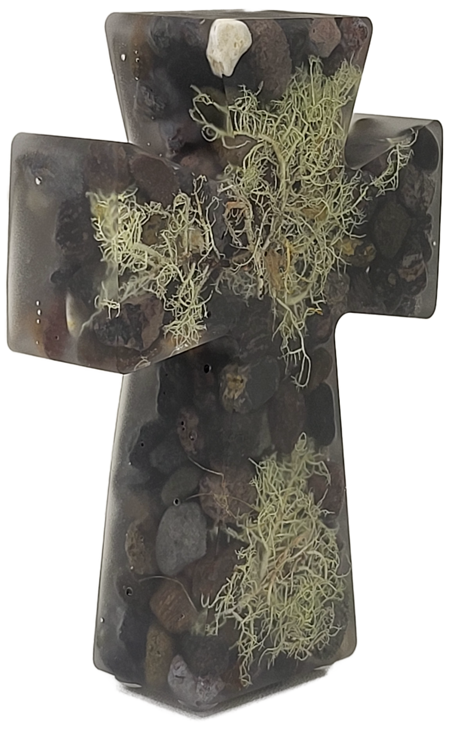 Rustic rock cross
