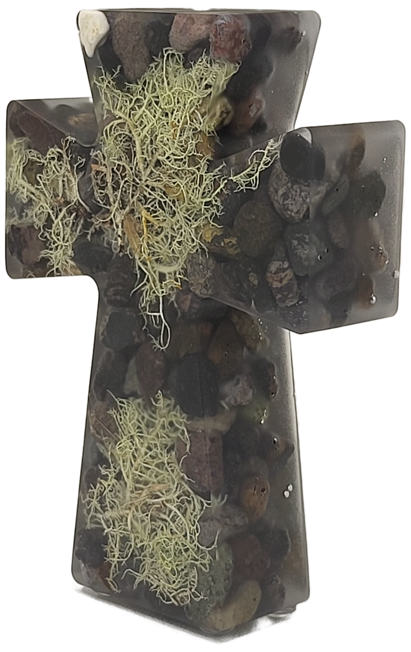 Rustic rock cross