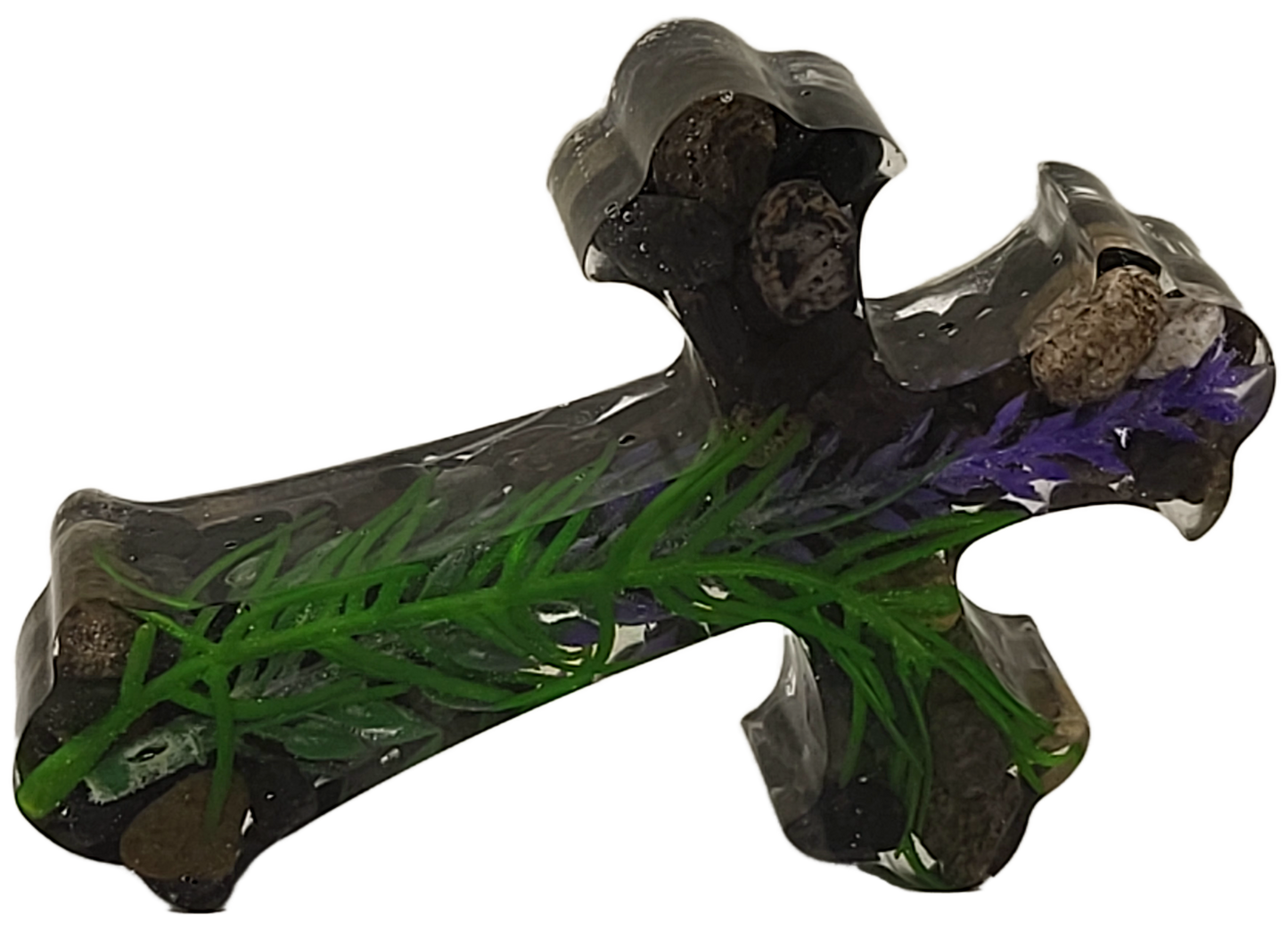 Rustic rock cross