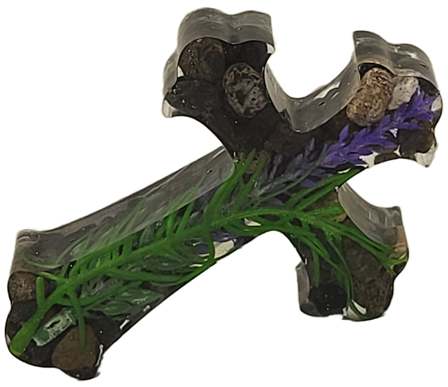 Rustic rock cross