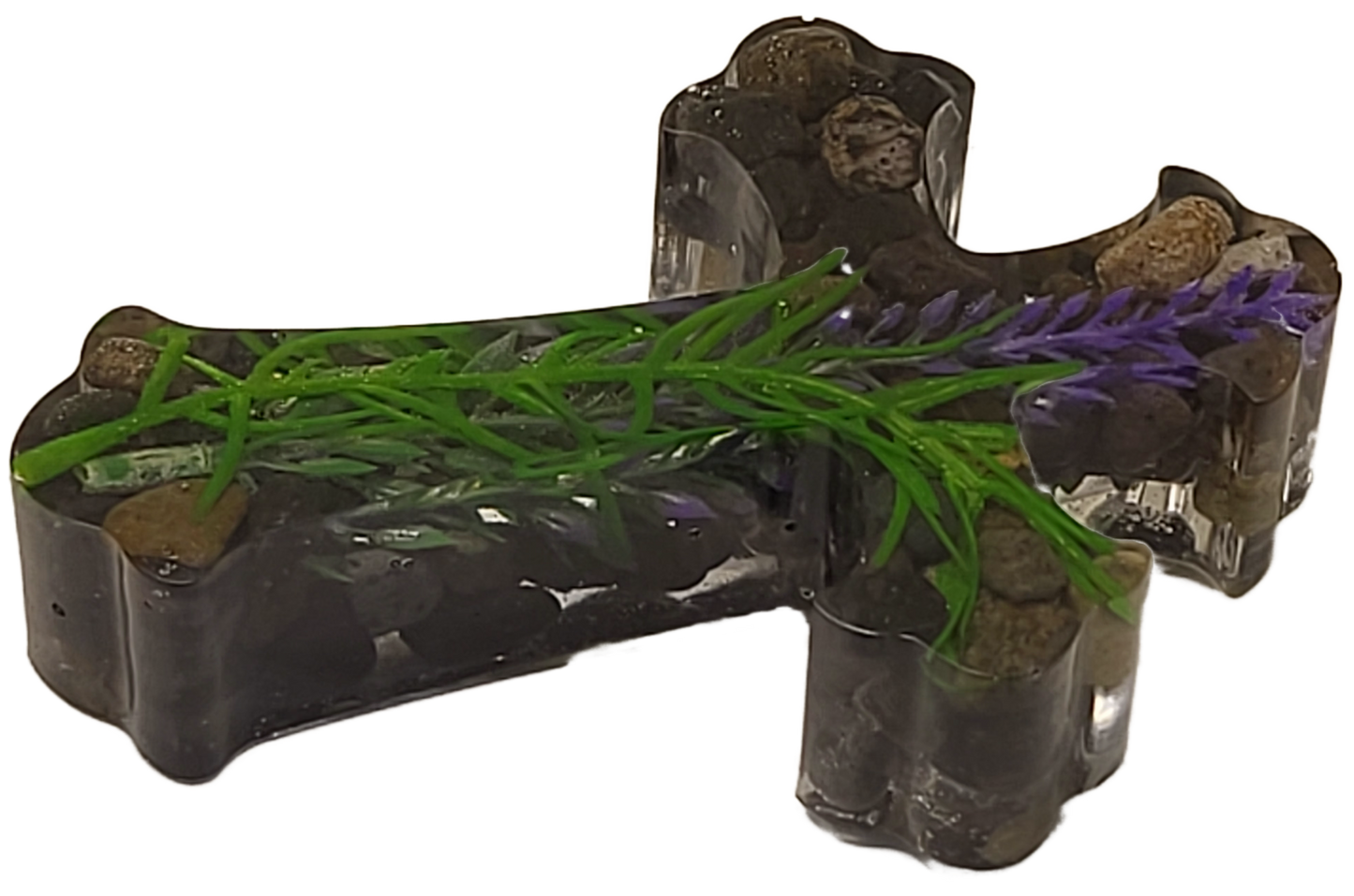 Rustic rock cross