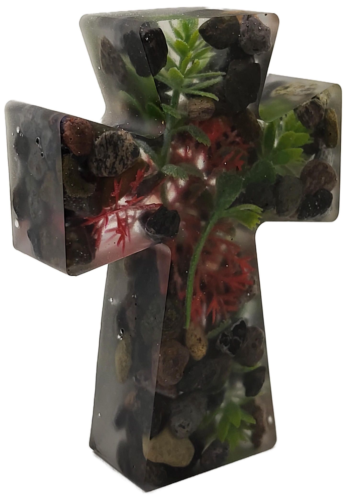 Rustic rock cross