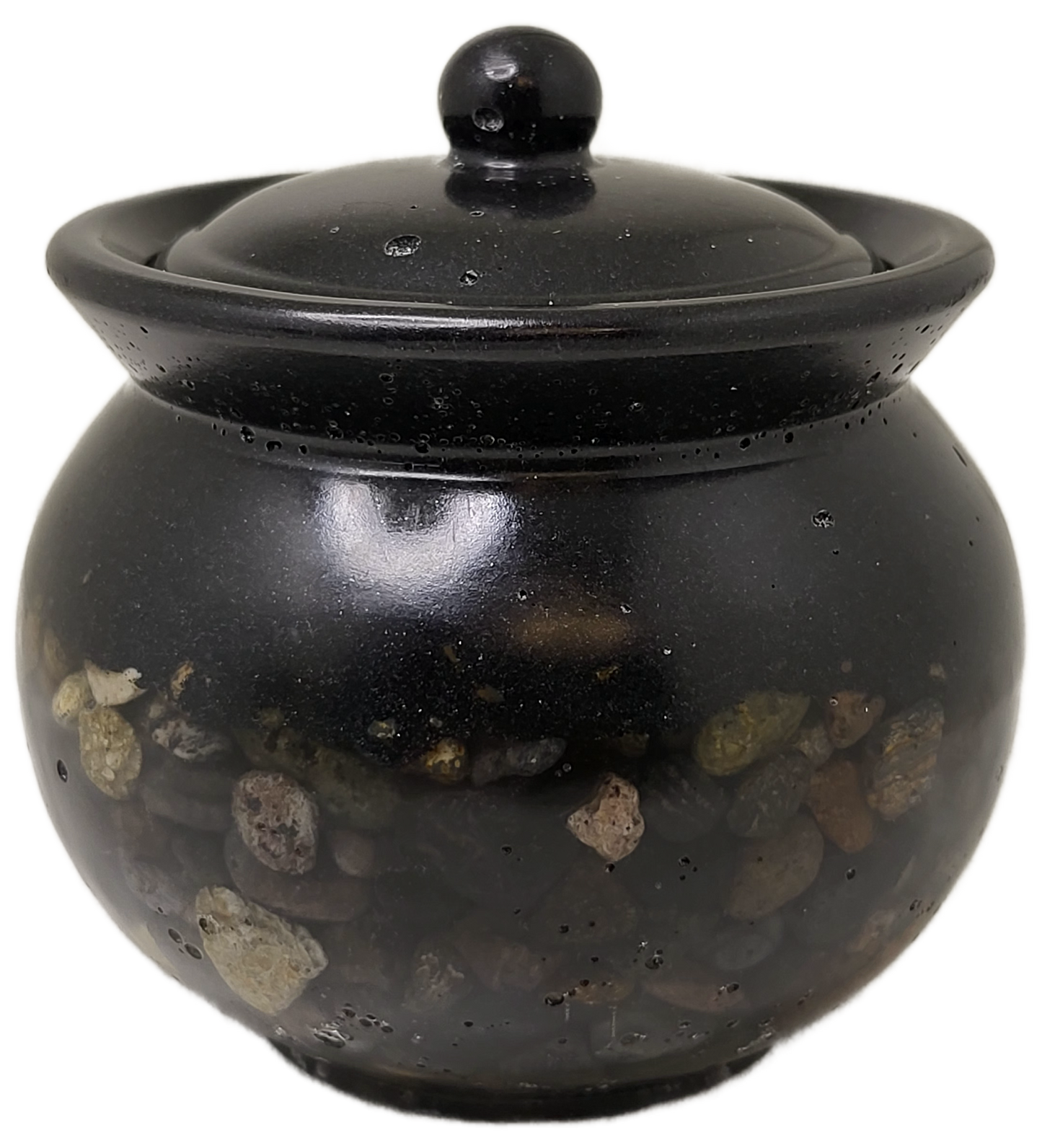 Rock pot with lid