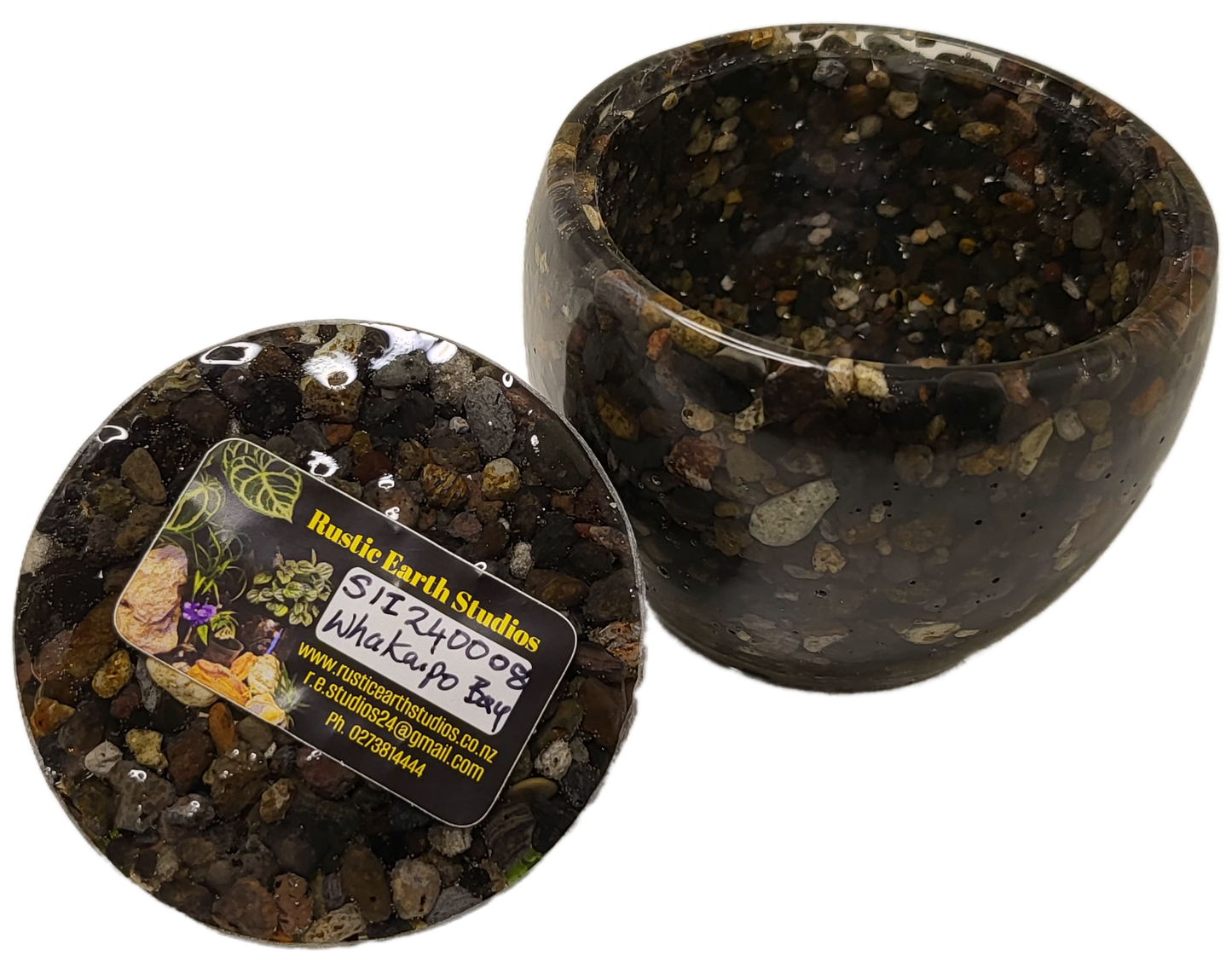 Rock pot with lid