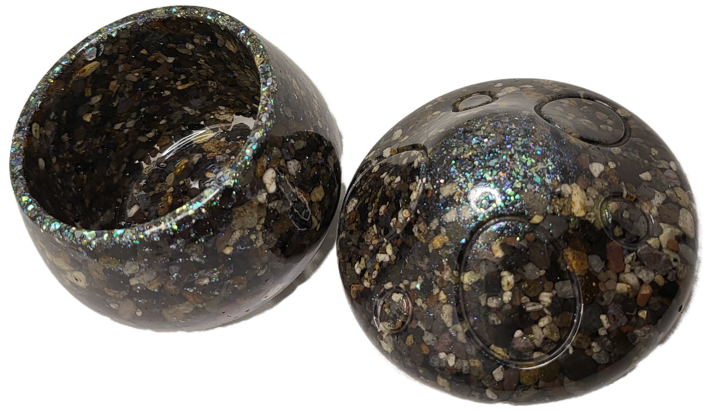 Rock pot with lid