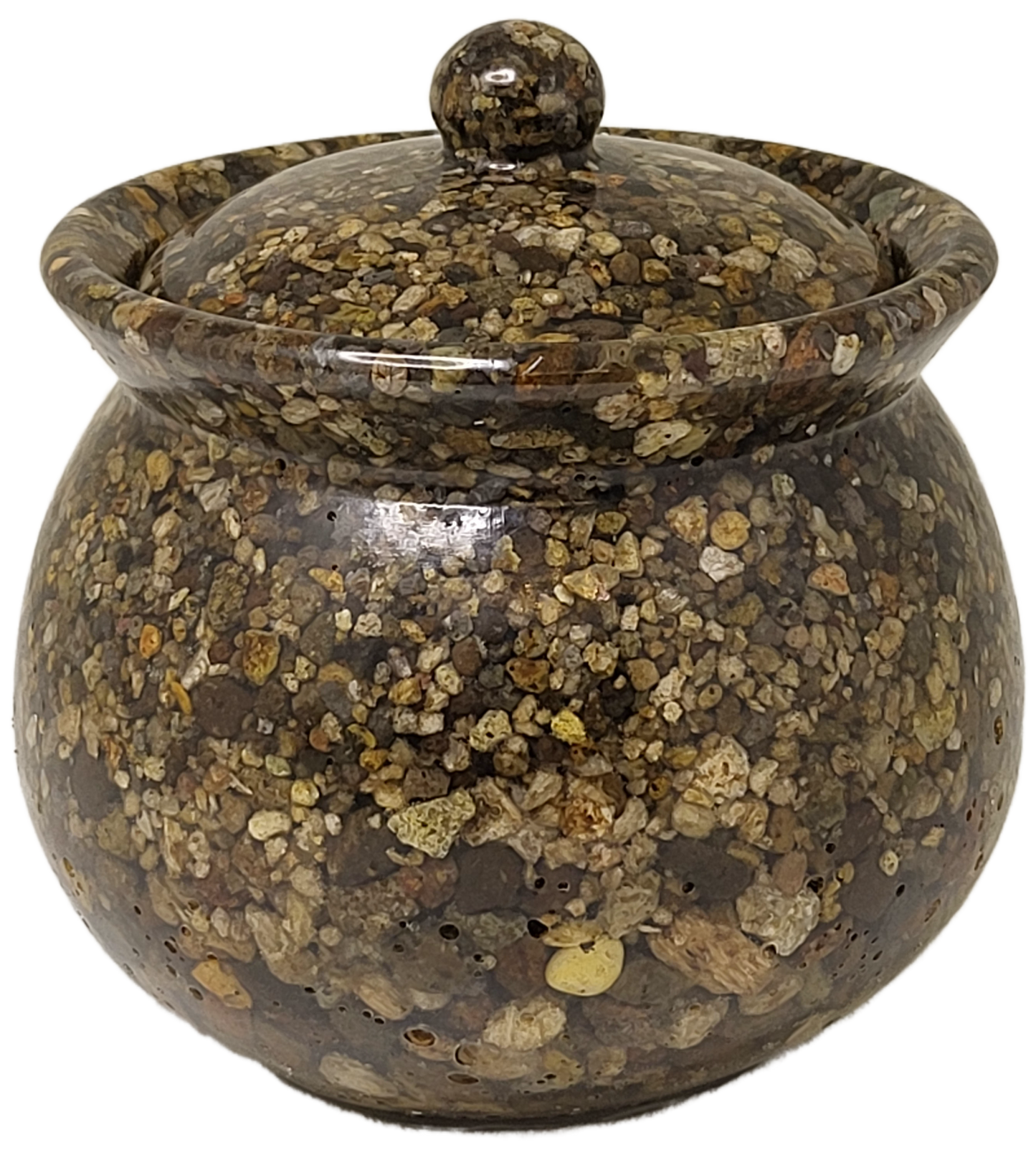 Rock pot with lid