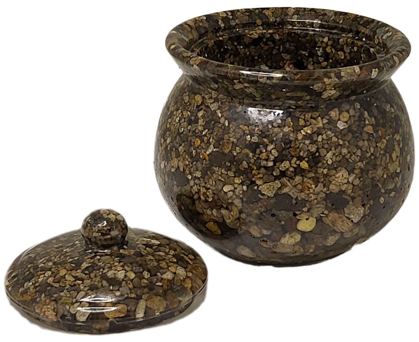 Rock pot with lid