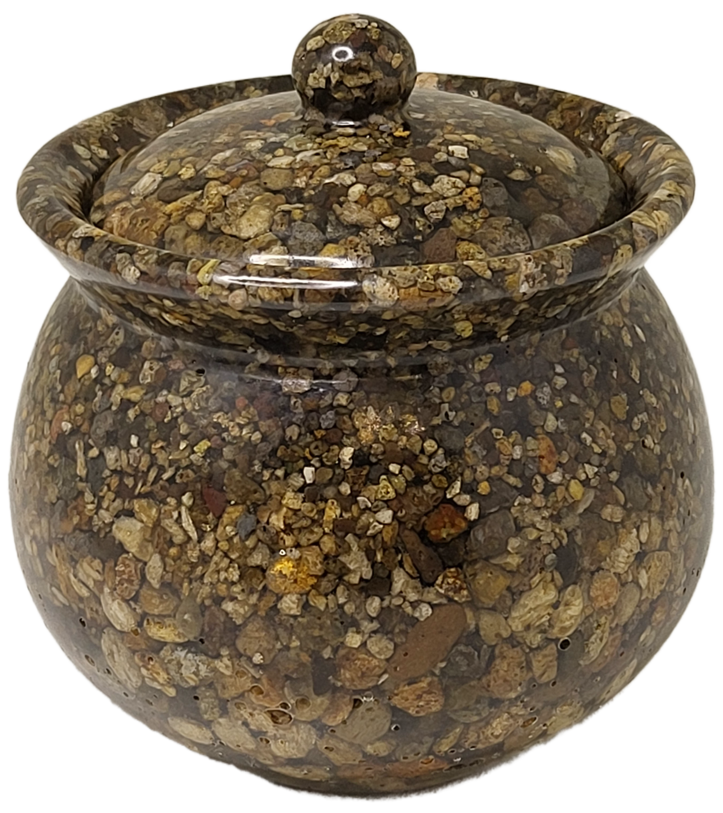 Rock pot with lid