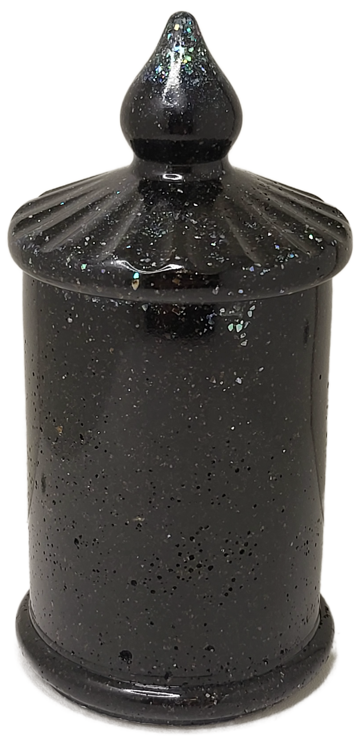 Rustic Rock Jar with lid