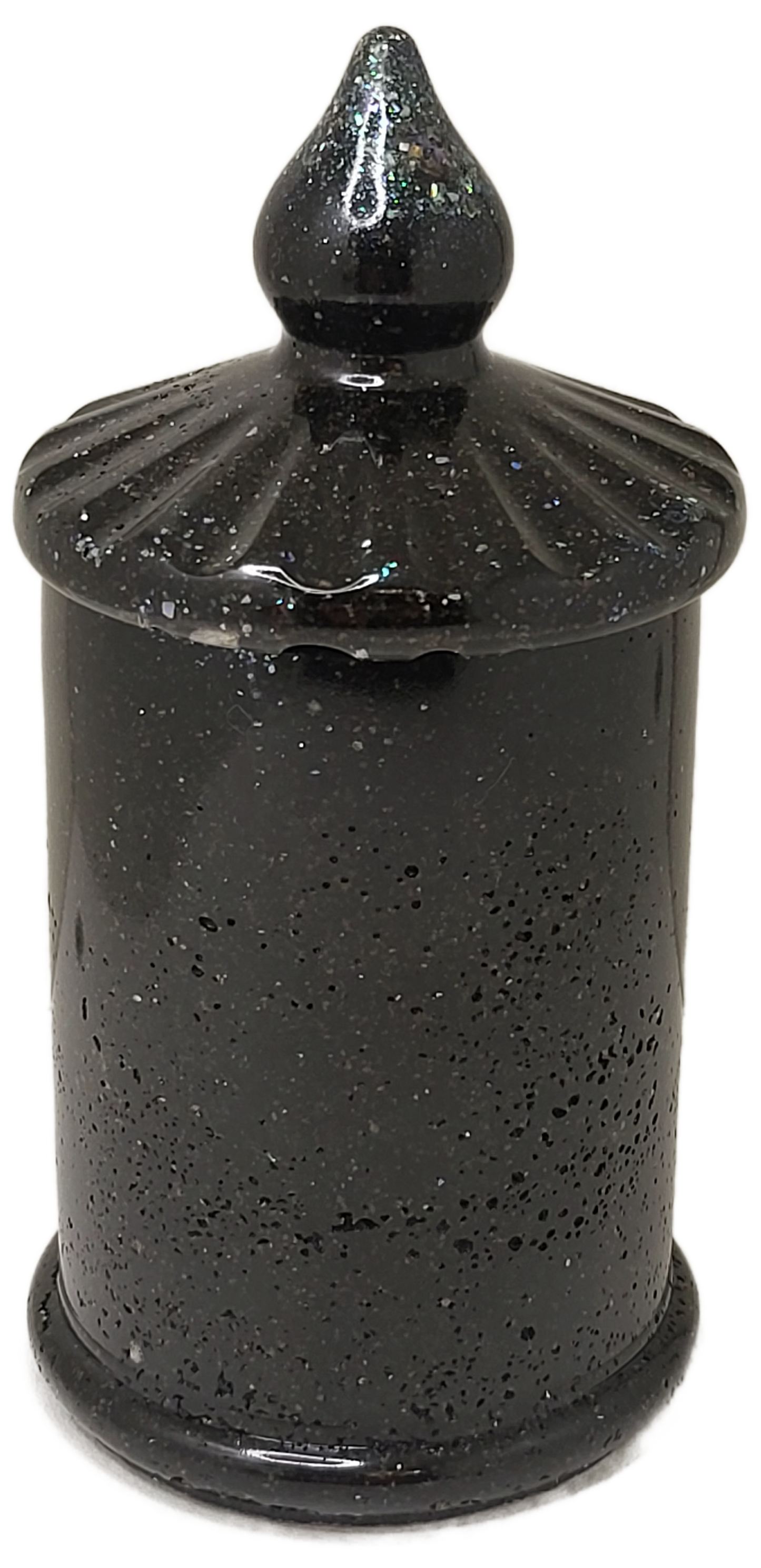 Rustic Rock Jar with lid