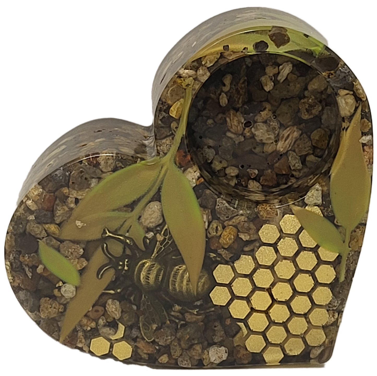 Tealight heart holder