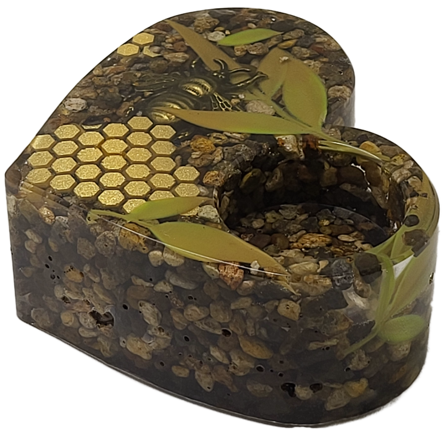 Tealight heart holder