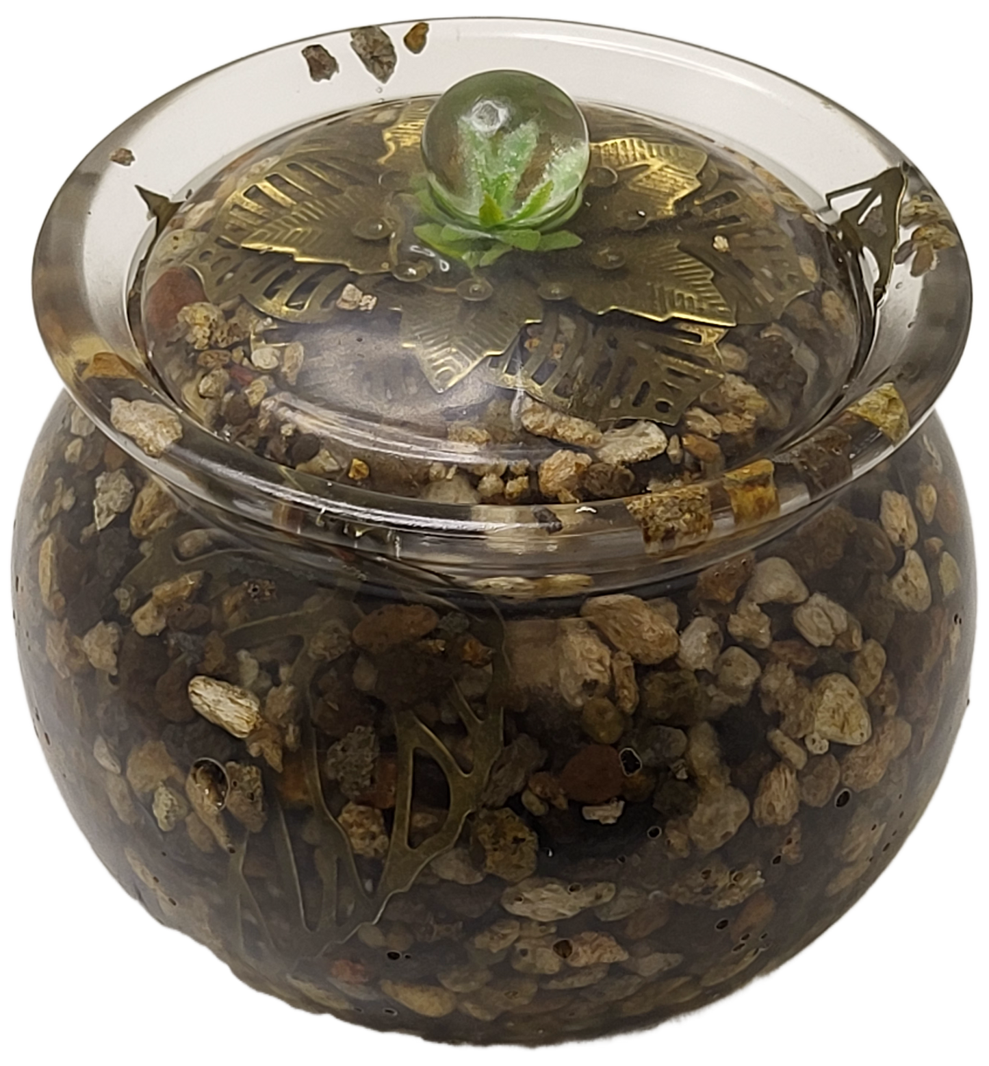 Rock pot with lid