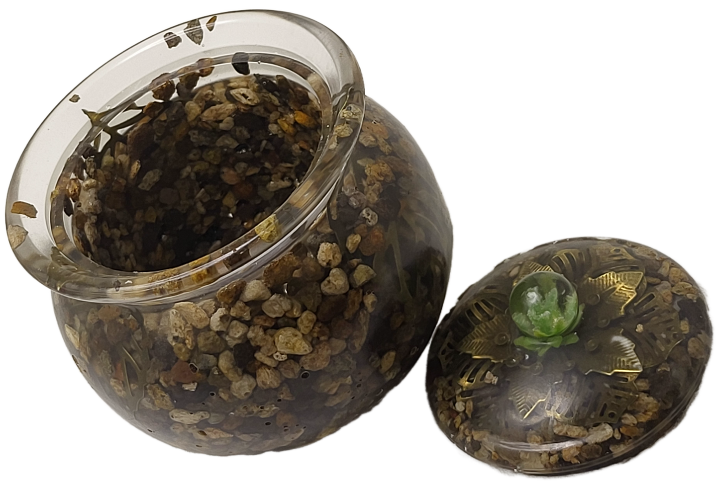 Rock pot with lid
