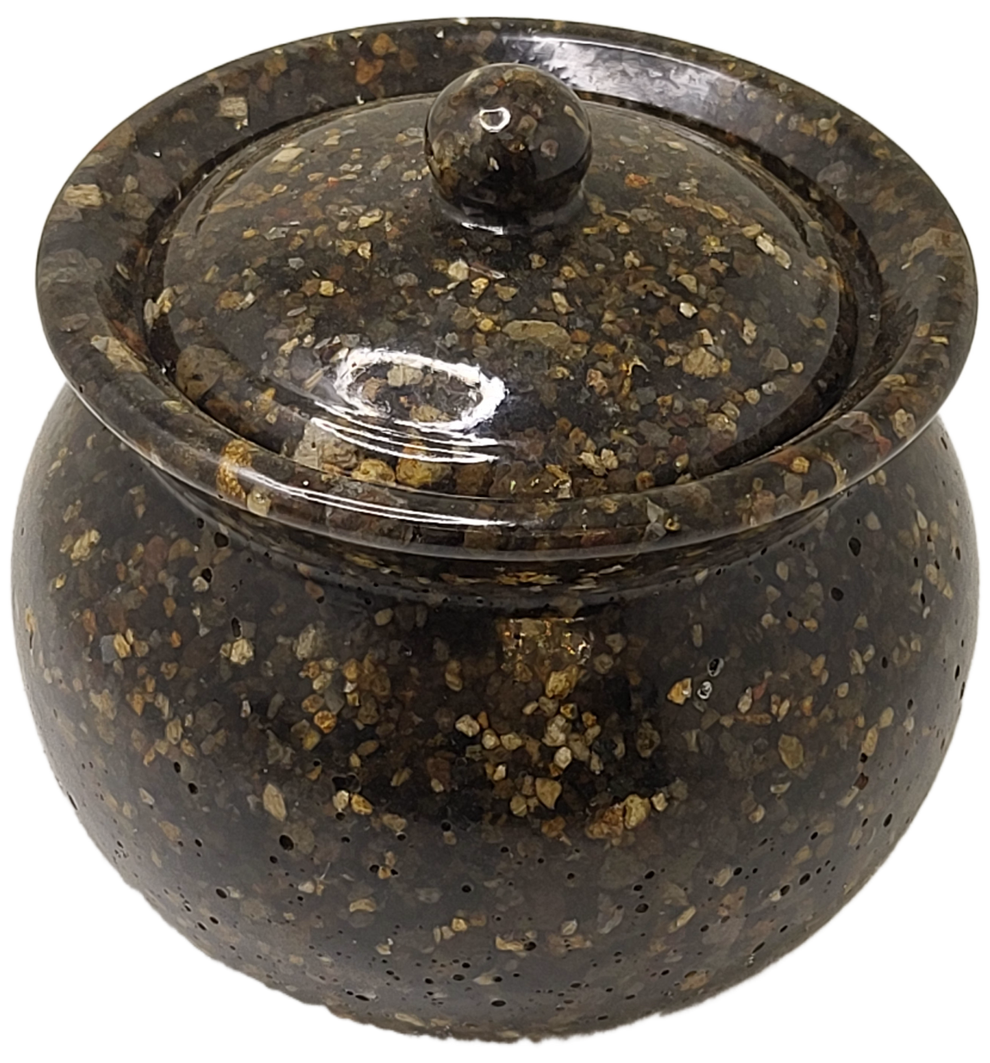 Rock pot with lid