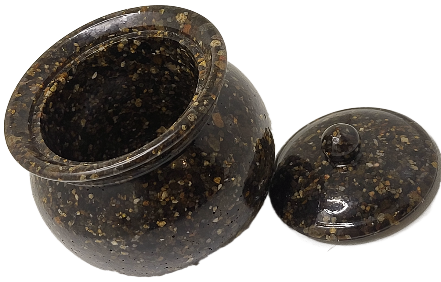 Rock pot with lid