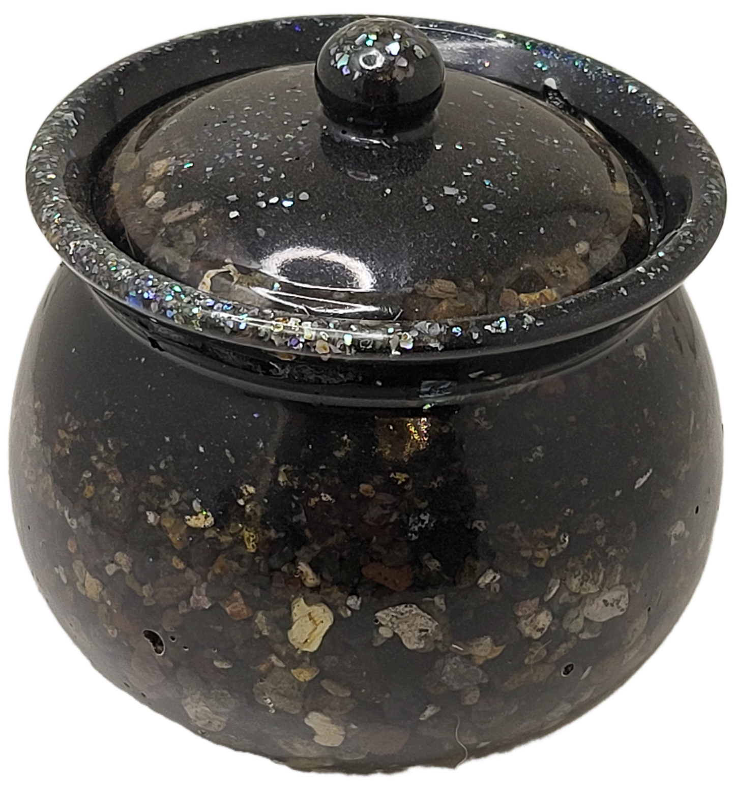 Rock pot with lid