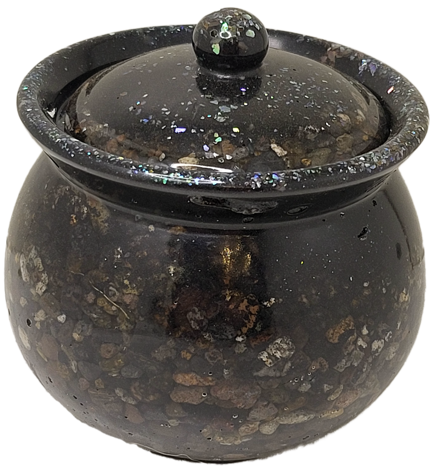 Rock pot with lid