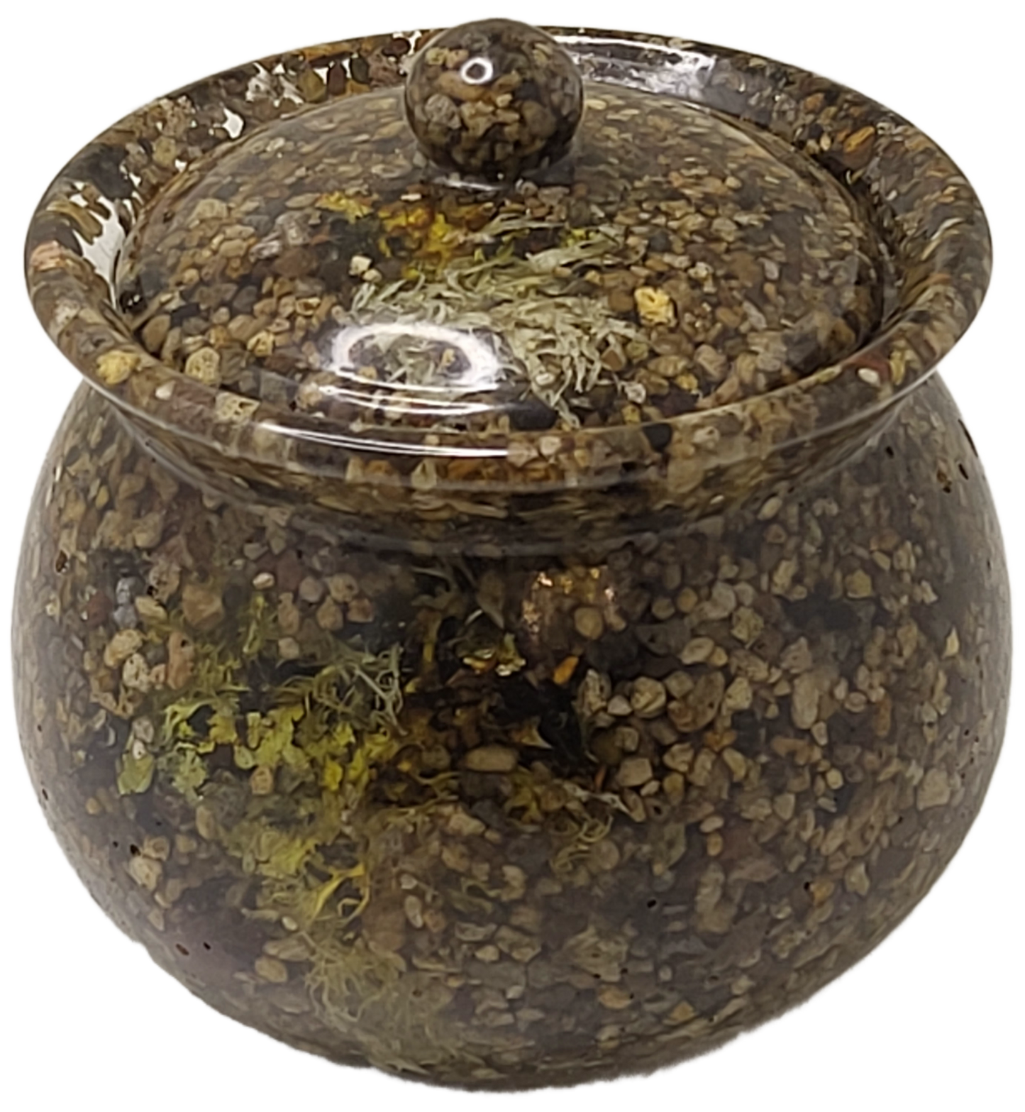 Rock pot with lid