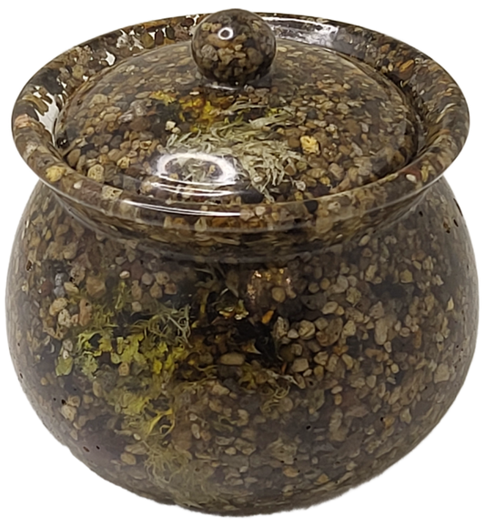 Rock pot with lid