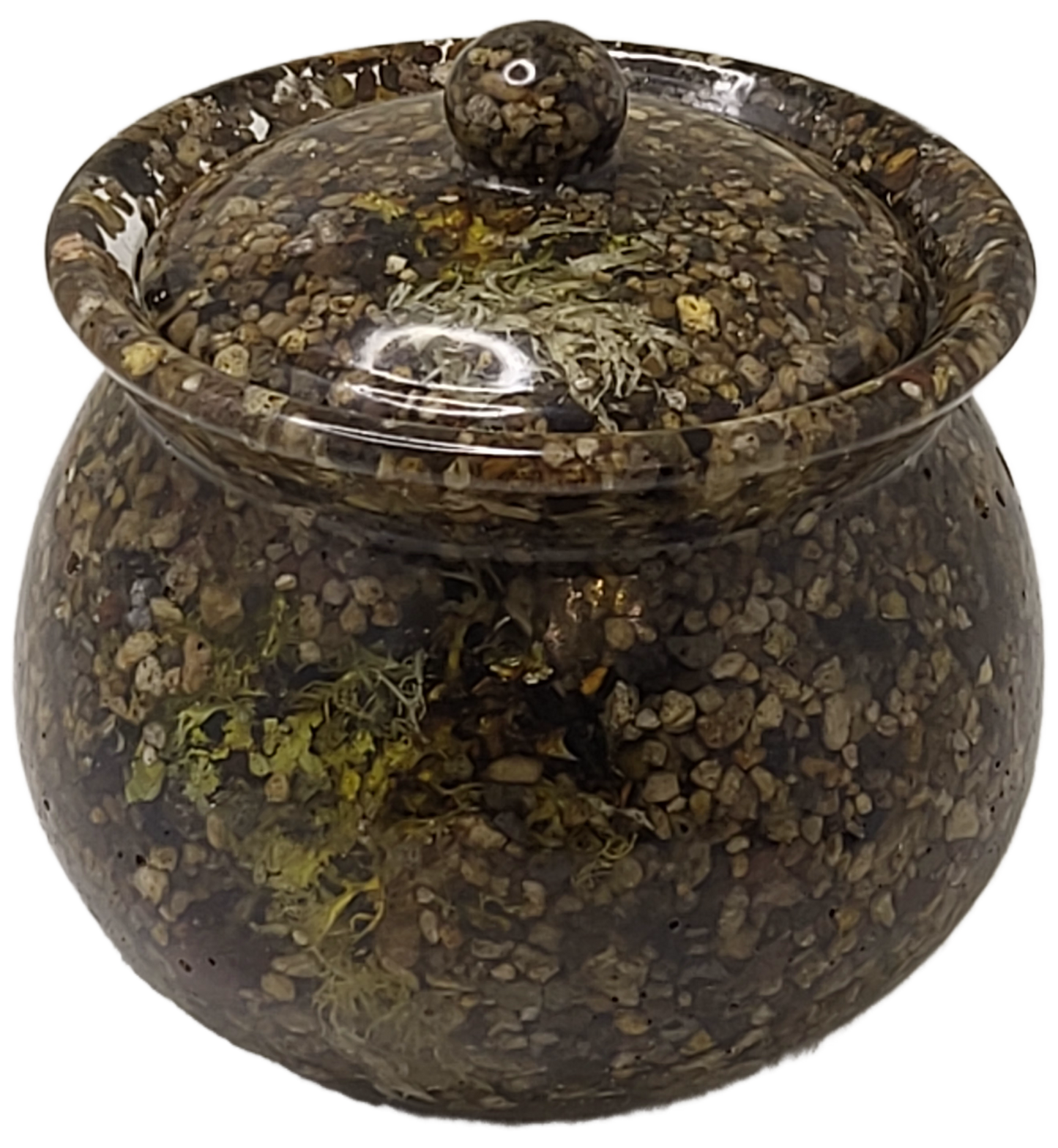 Rock pot with lid