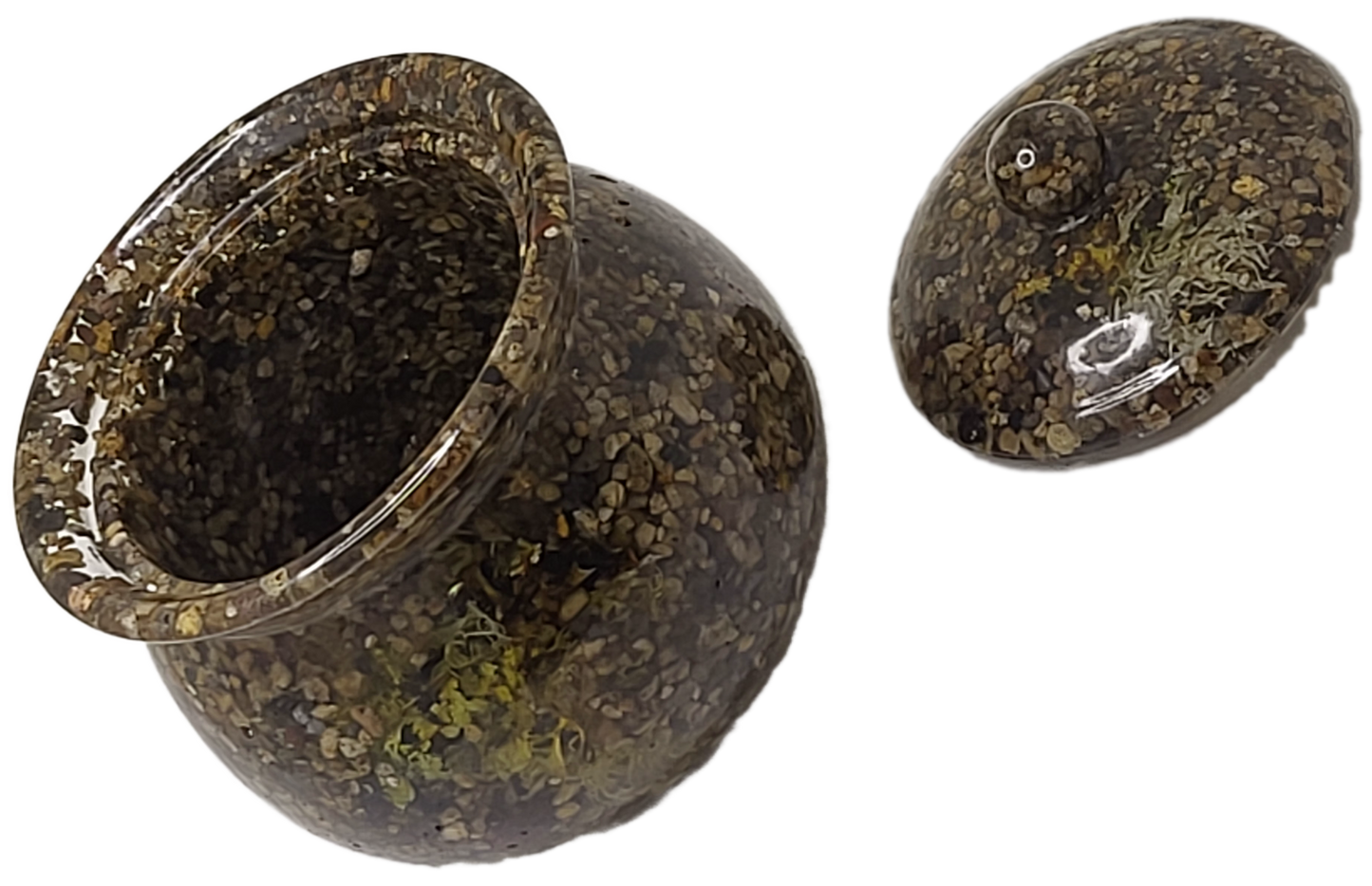 Rock pot with lid