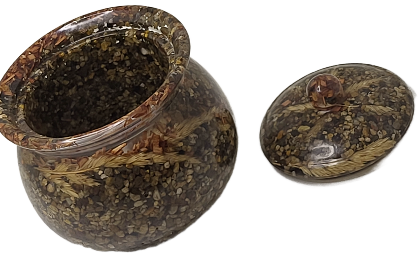 Rock pot with lid