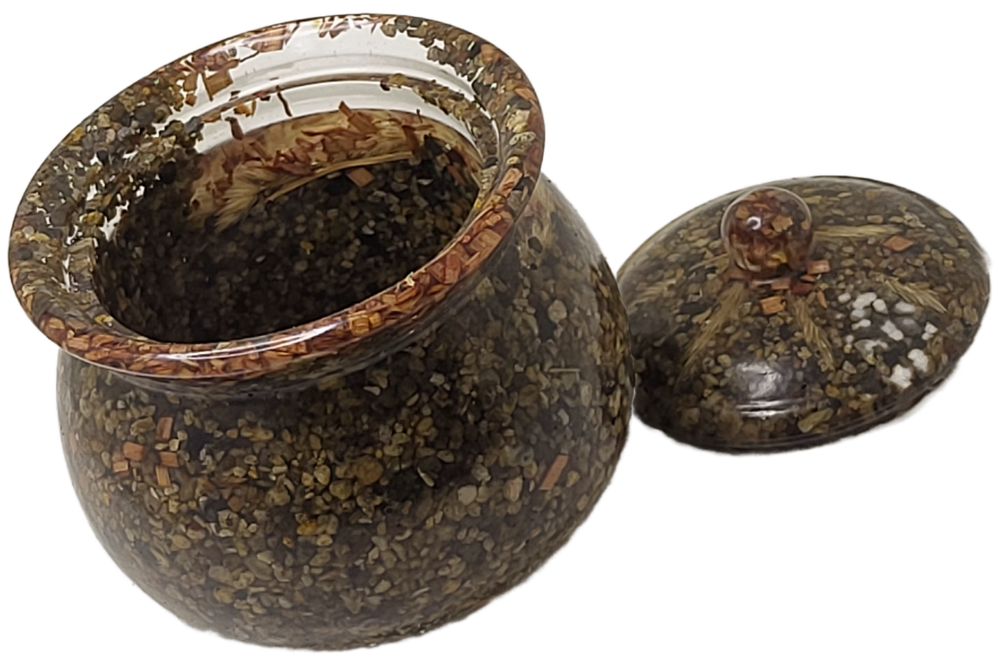 Rock pot with lid