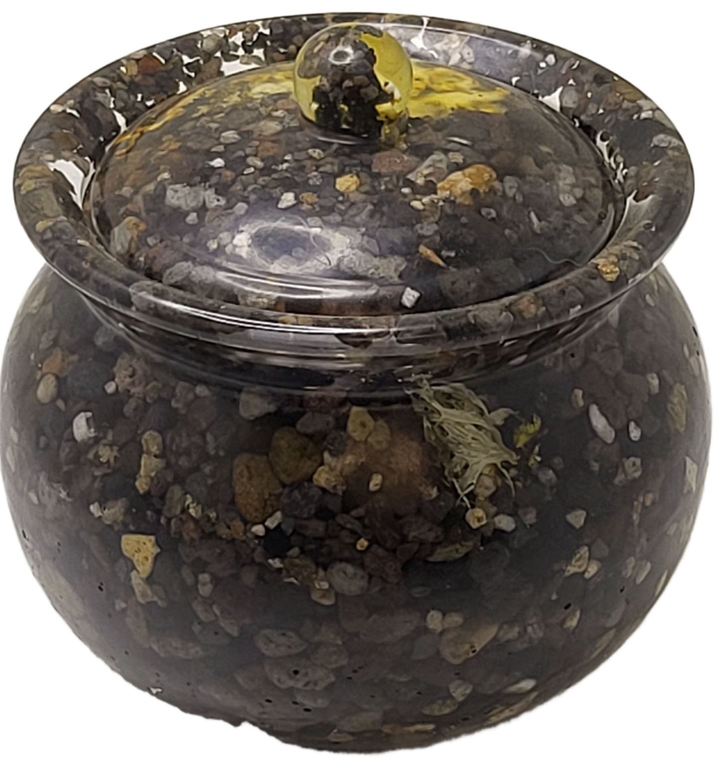 Rock pot with lid
