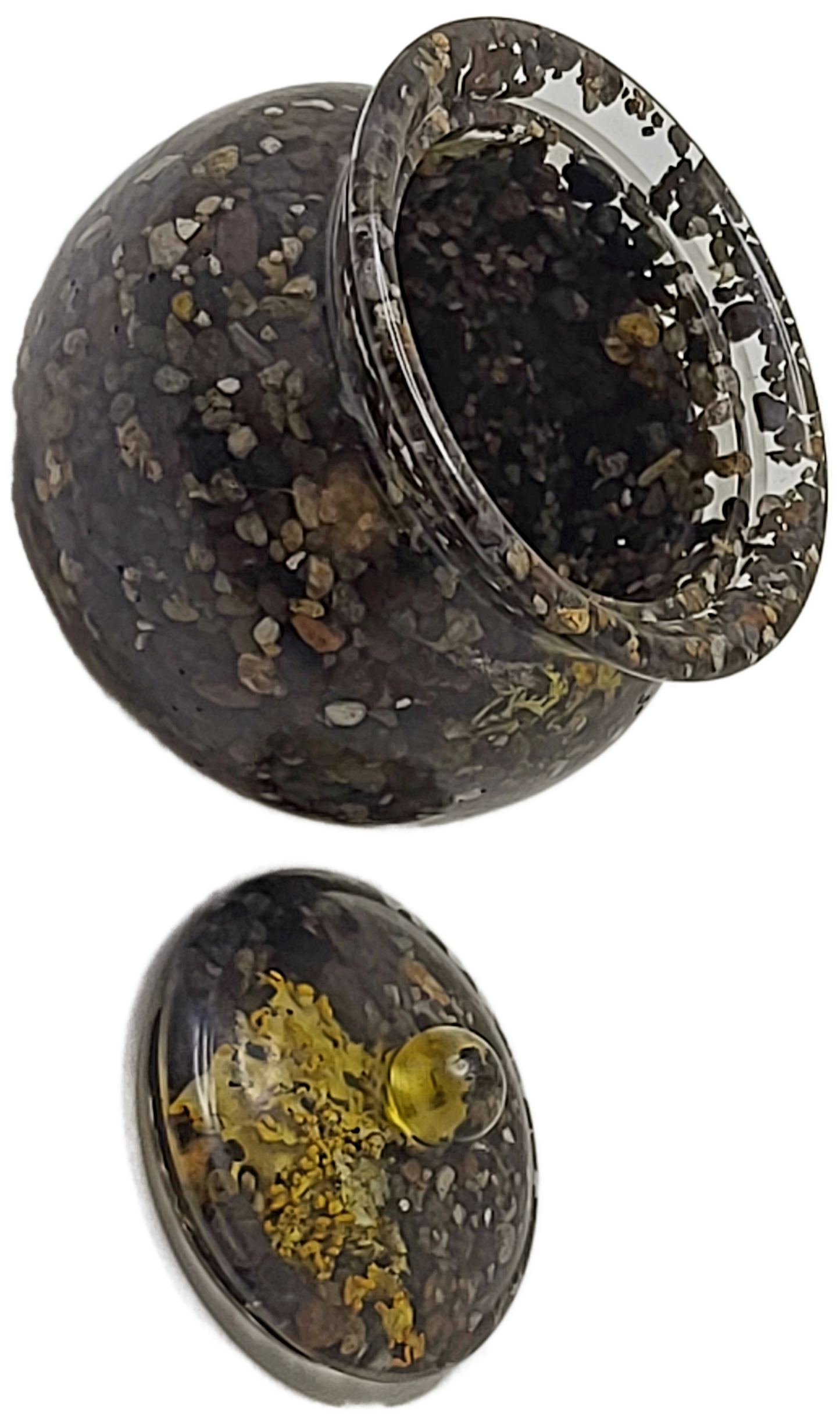 Rock pot with lid