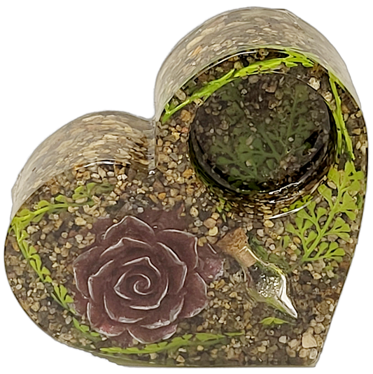 Tealight heart holder